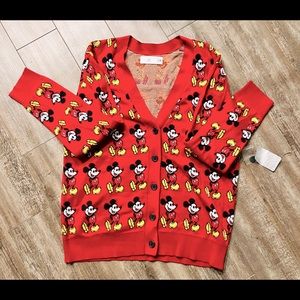 Brand new unisex Mickey Disney cardigan. Size Large New with Tags!